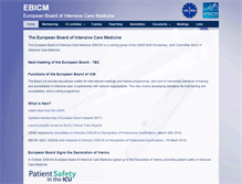 Tablet Screenshot of ebicm.esicm.org